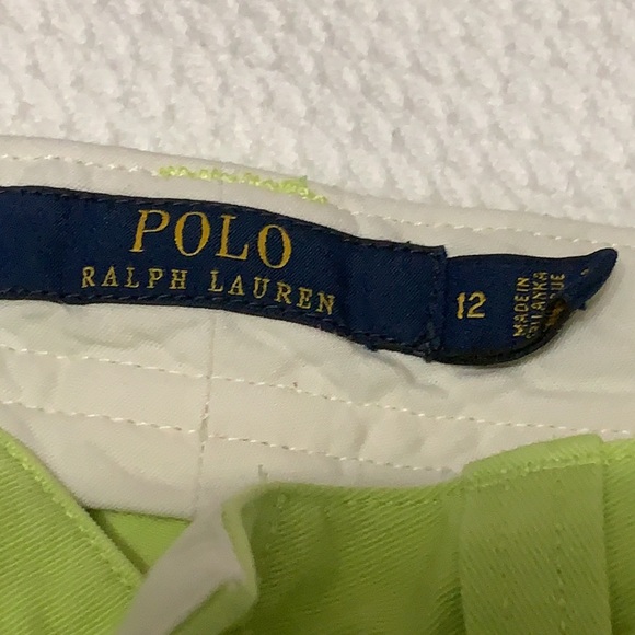 Polo shorts fun green color EUC worn once - Picture 4 of 8